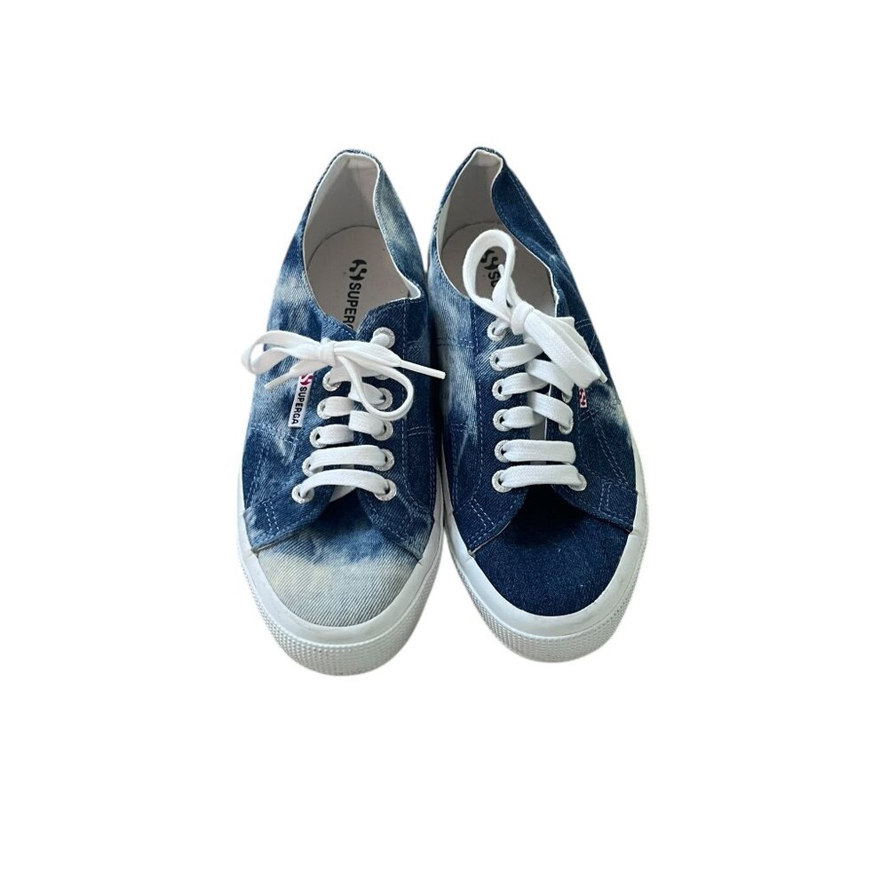 Shoes Sneakers By Superga In Tie Dye Print, Size: 8